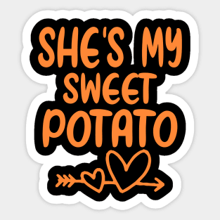 She's My Sweet Potato, I Yam Sticker